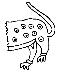 Leopard-like motif